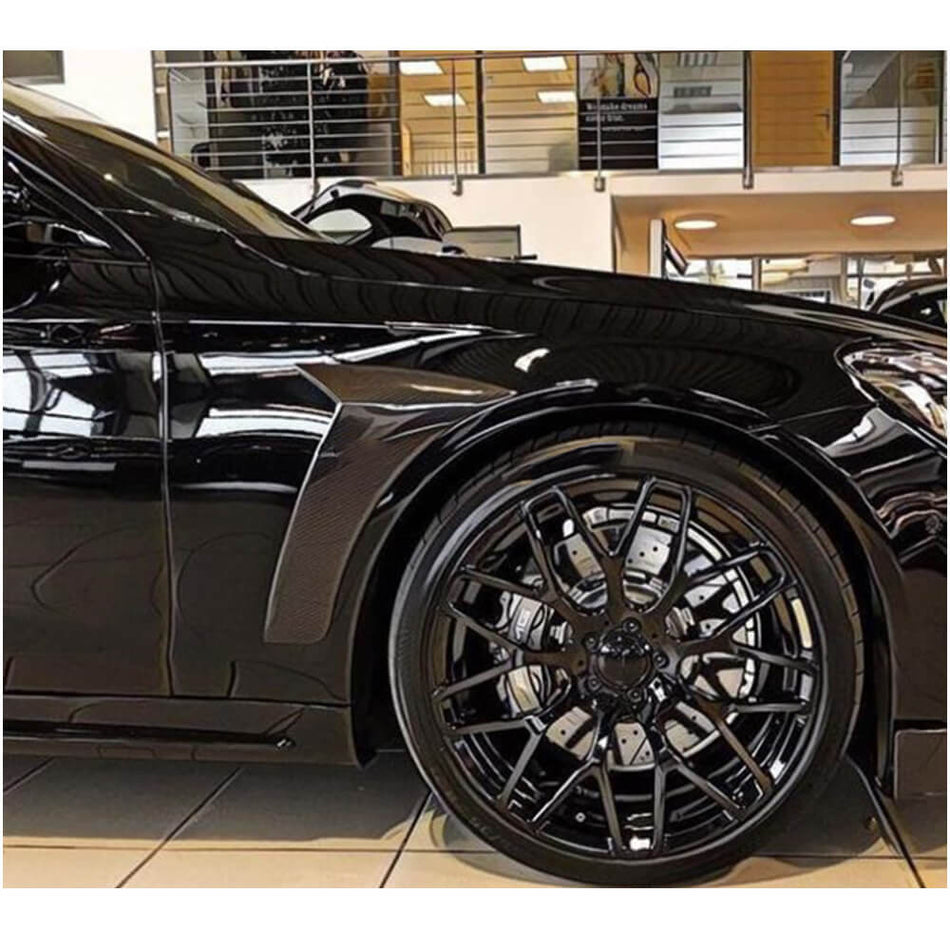 メルセデスベンツ W222 S63 S65 AMG Facelift カーボン サイドエア フェンダーベンド