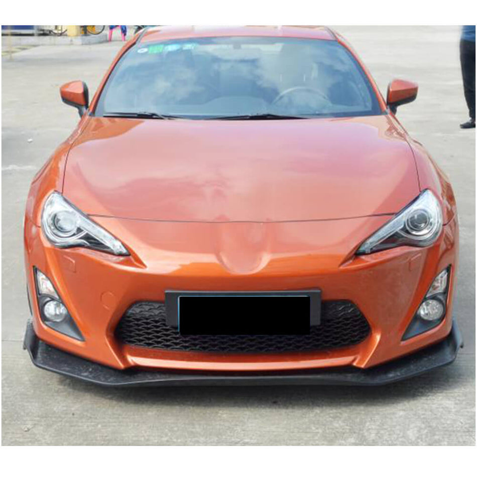 トヨタ GT86 FT86 クーペ 13-16 カーボン フロントバンパー リップ スポイラー ボディキット