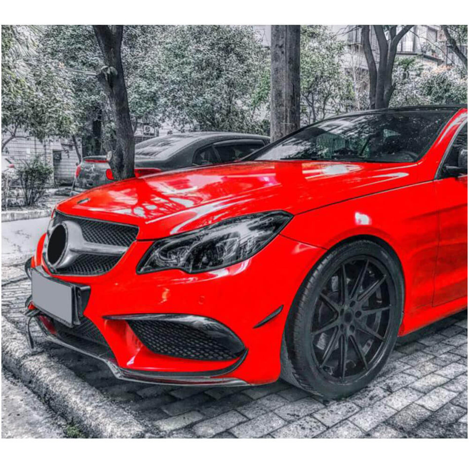 メルセデスベンツ (W207) C207 A207 Sport Facelift カーボン フロントバンパー エクステリアトリム | E200 E250 E300 E350 E400 E550