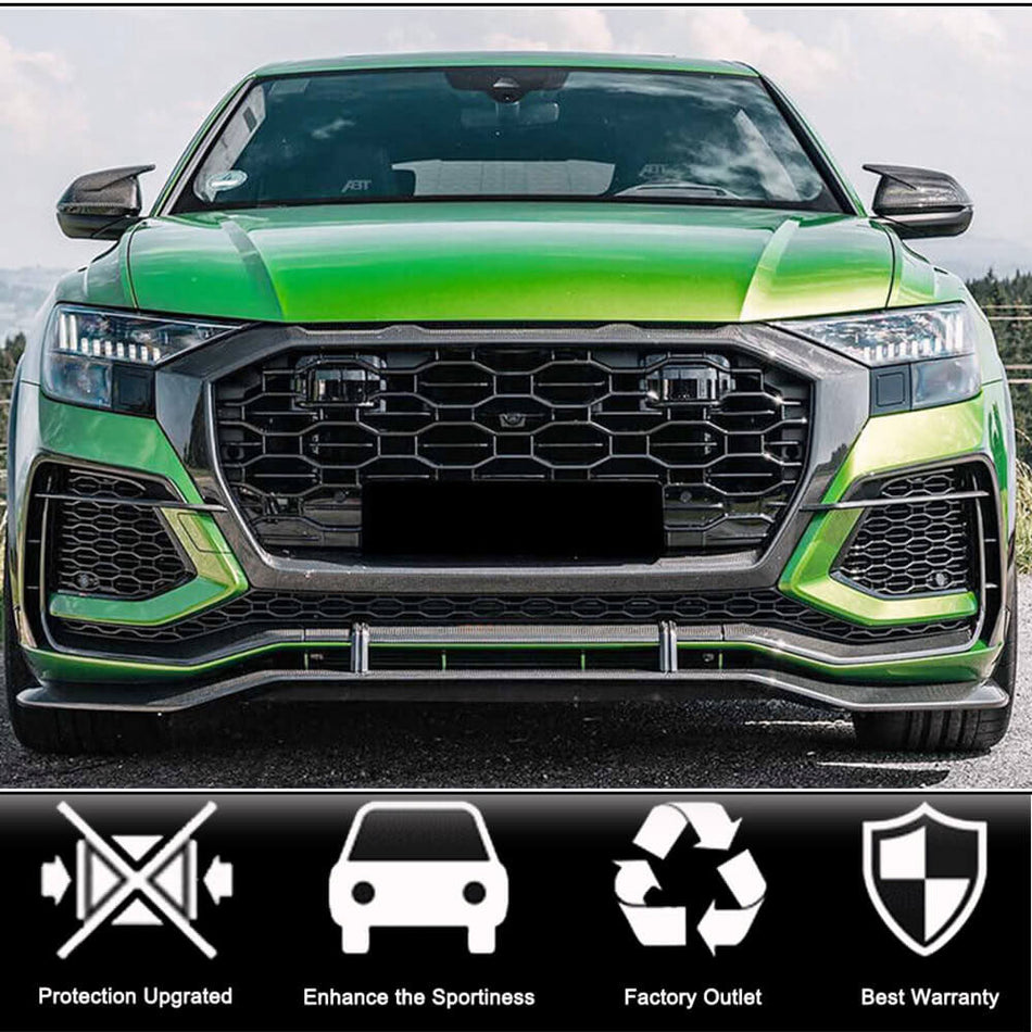 アウディ RSQ8 RS Q8 ベース Sport Utility 4ドア 2020up Add on ドライカーボン サイドミラー カバー カップ