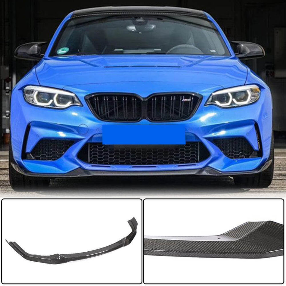 BMW 2シリーズ F87 M2 Competition M2C カーボン フロントバンパー リップスポイラー スプリッター