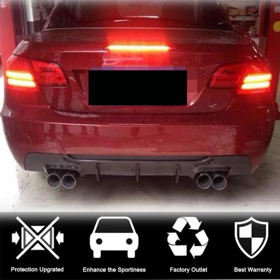 BMW 3シリーズ E92 E93 M Sport カーボン リアバンパー ディフューザー バランスリップ | 320i 323i 325i 328i 330i 335i M Tech
