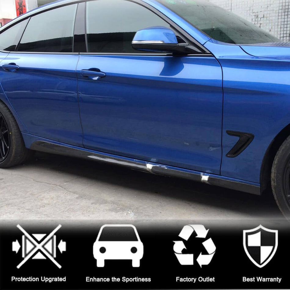 BMW 3シリーズ F34 M Sport GT GranTurismo カーボン Upper サイドスカート ドアロッカーパネル エクステンションリップ