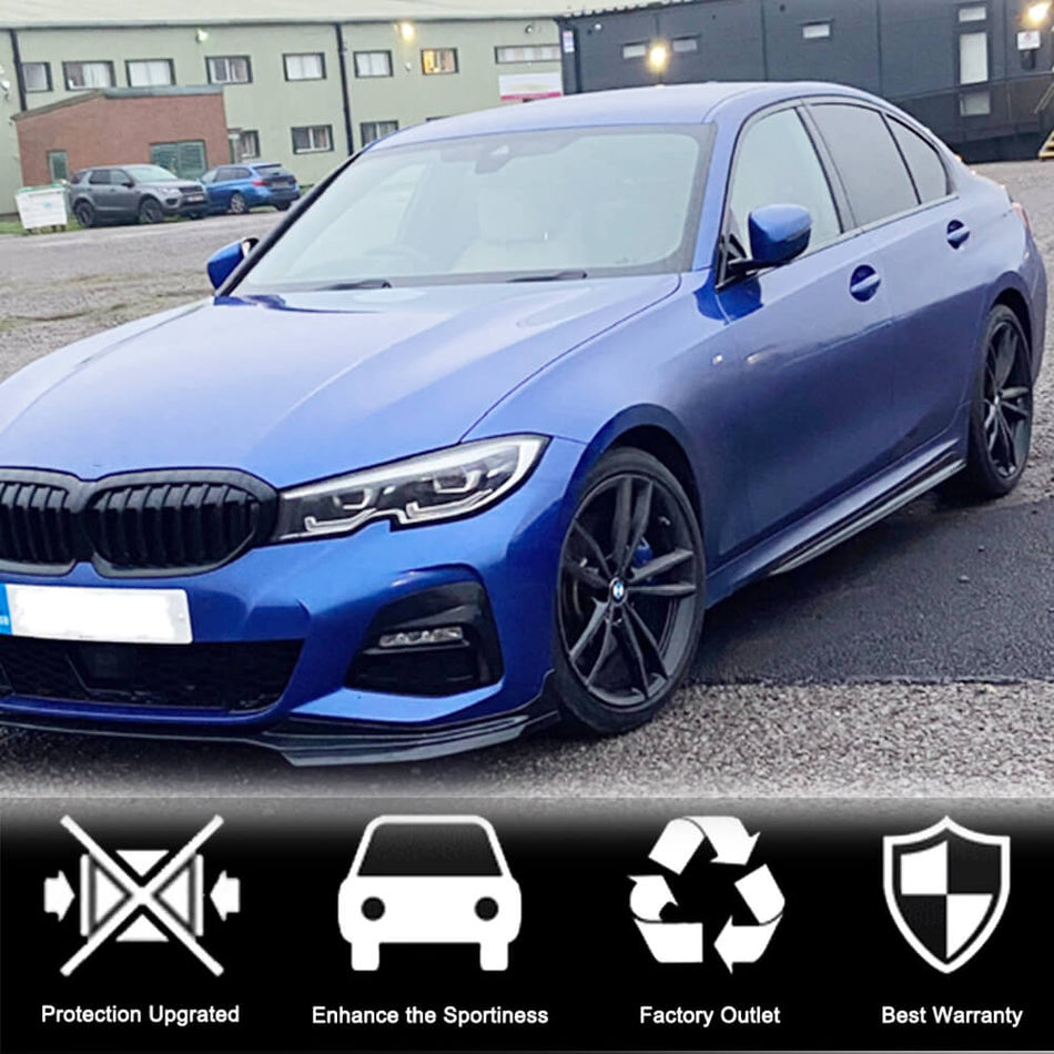 BMW 3シリーズ G20 カーボン サイドスカート ドアロッカーパネル エクステンションリップ | 320i 330i 330e M Sport M340i