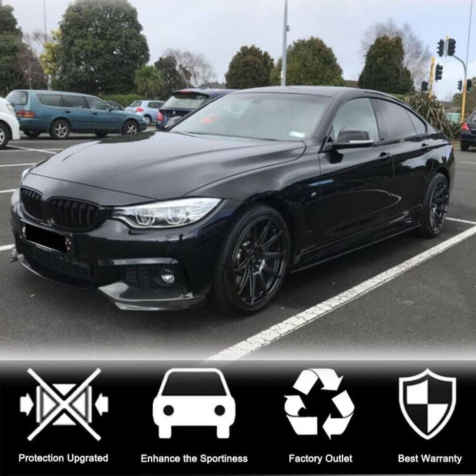 BMW 4シリーズ F32 F33 F36 M Sport カーボン フロントバンパー スプリッター カップウイング ウィングレット ベンドフラップ