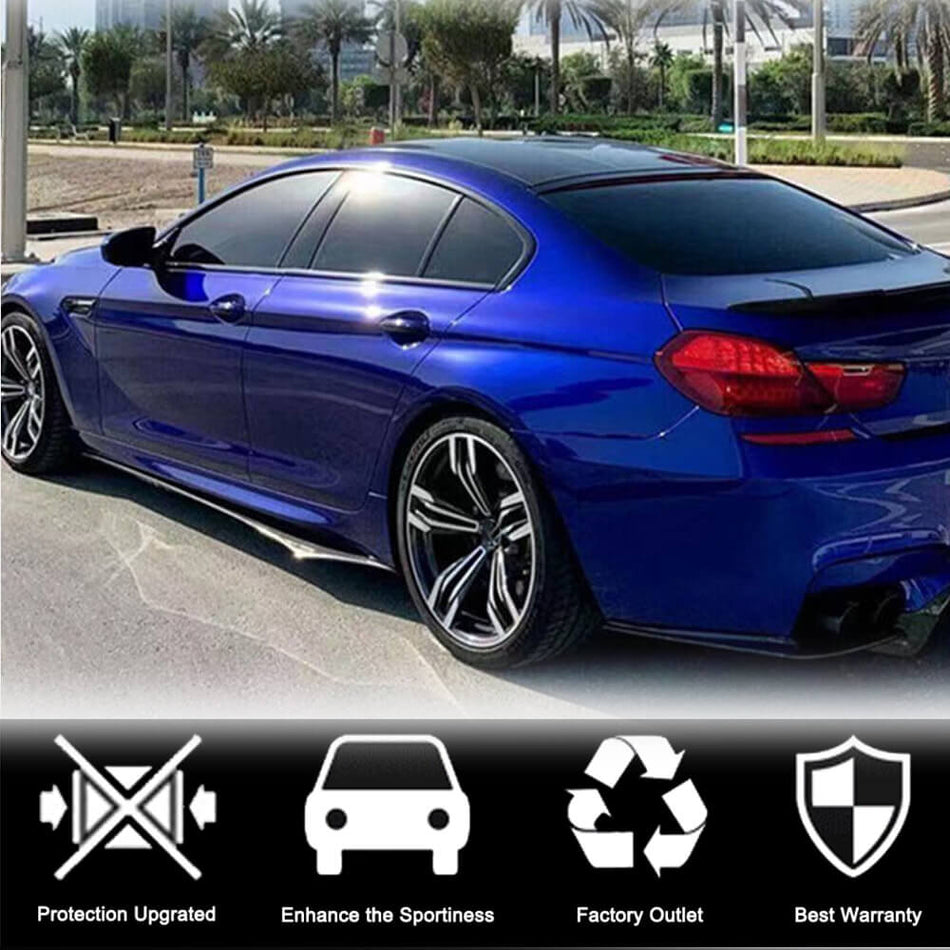 BMW 6シリーズ F06 640i 650i M Sport Gran クーペ カーボン サイドスカート ドアロッカーパネル エクステンションリップ