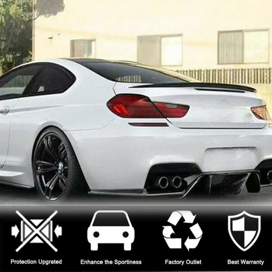 BMW 6シリーズ F06 F13 640i 650i M6 クーペ カーボン リア トランク スポイラー ウィングリップ