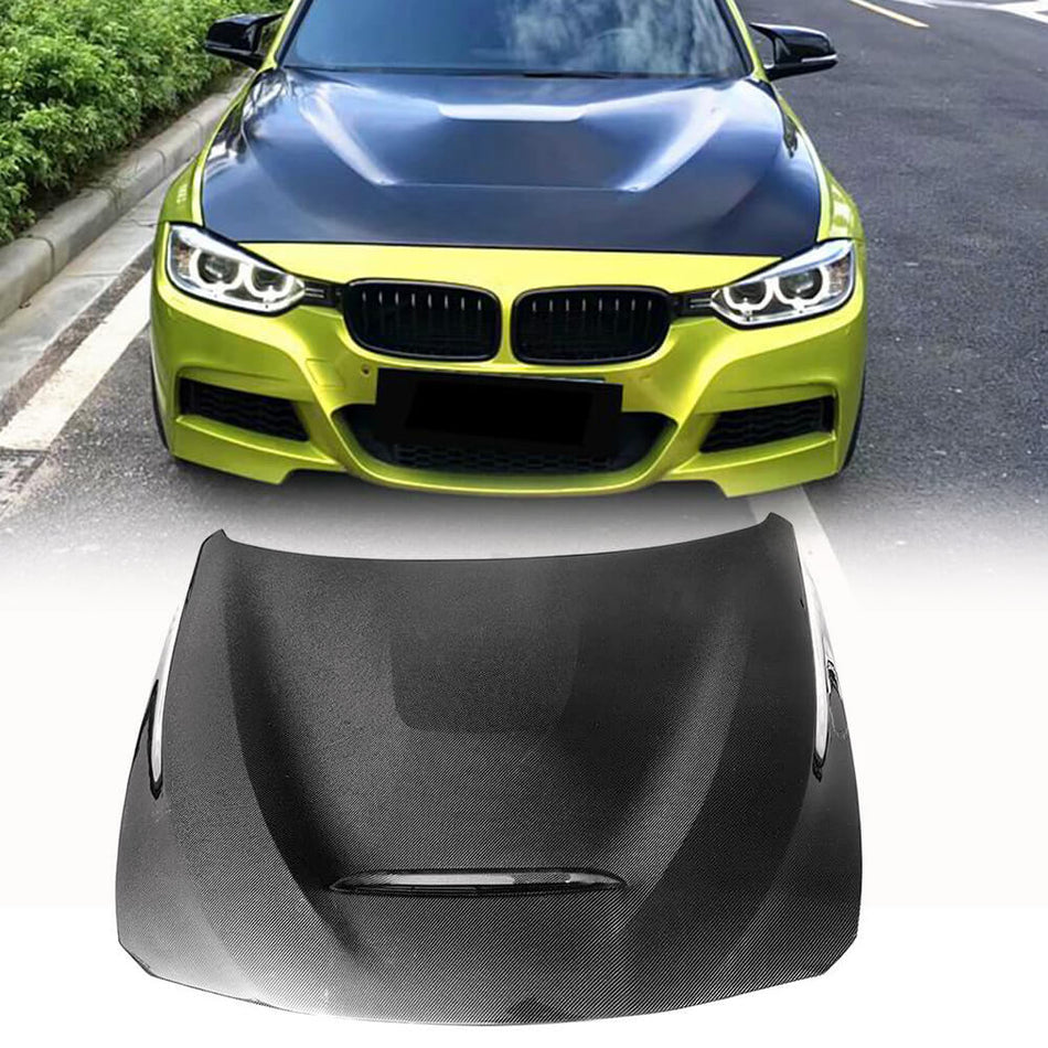 BMW F30 F31 F32 F33 F36 F80 F82 M3 M4 カーボン ボンネット カバー ワイドボディキッド