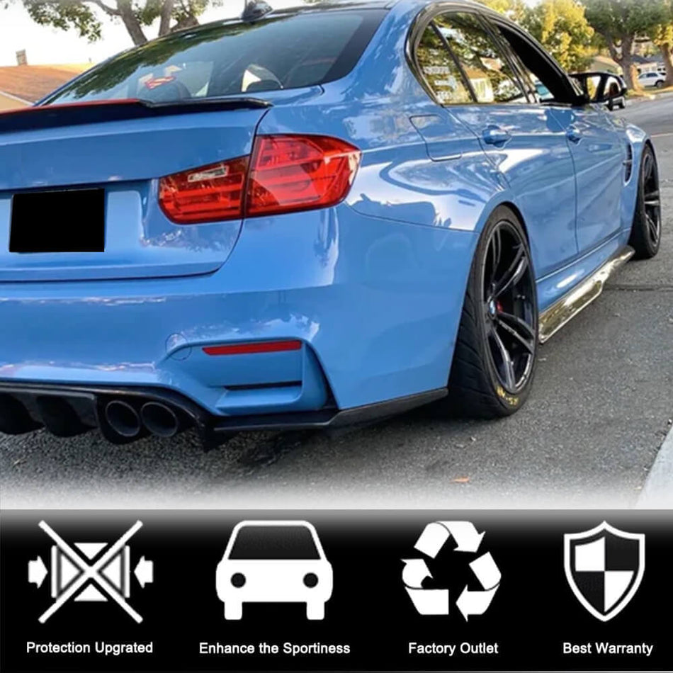 BMW F80 M3 カーボン サイドスカート Door Rocker スプリッター Panels エクステンションリップ