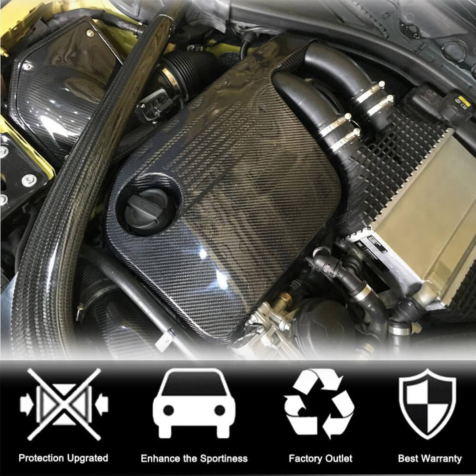 BMW F80 M3 F82 F83 M4 カーボン Car Engine Hood カバー Auto インテリア プロテクター Car アクセサリー