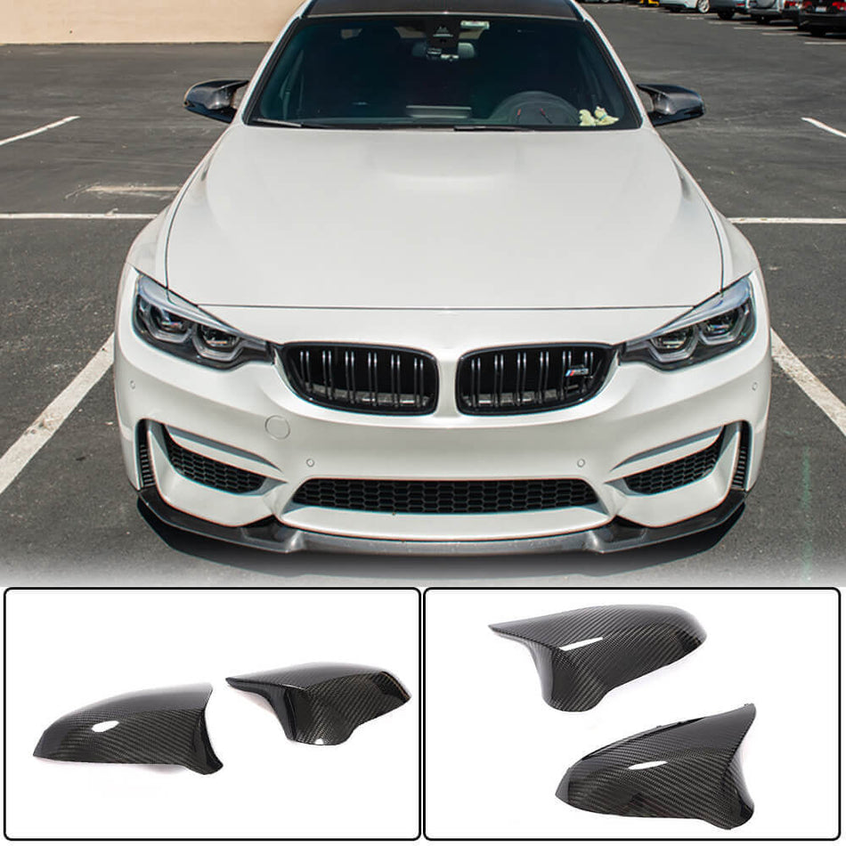 BMW F80 M3 F82 F83 M4 F87 M2C ドライカーボン リプレイスメントサイドミラー カバー カップ