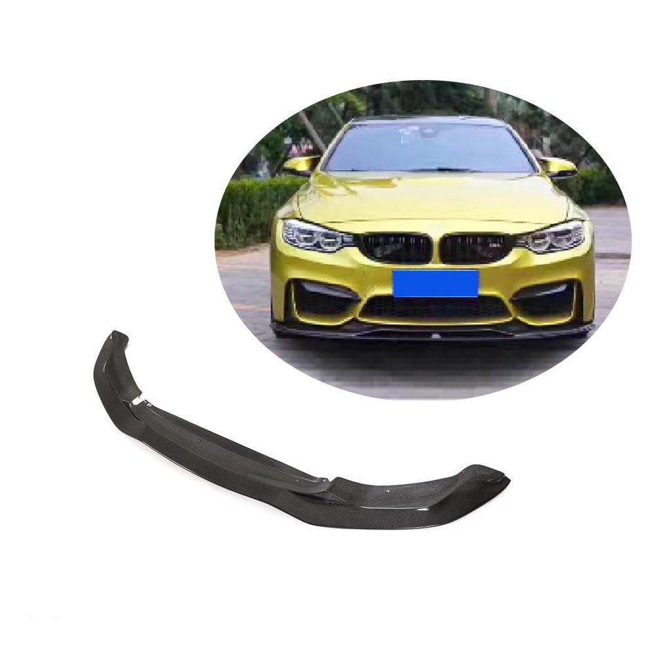 BMW F80 M3 F82 F83 M4 カーボン フロントバンパー リップ スポイラー ワイドボディキッド