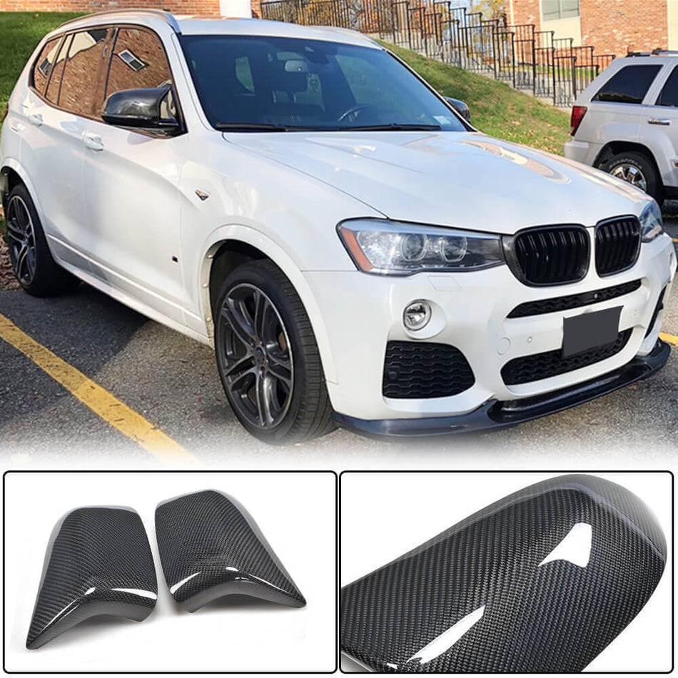 BMW X3 F25 X4 F26 X5 F15 X6 F16 カーボン リプレイスメントリア サイドミラー カバー
