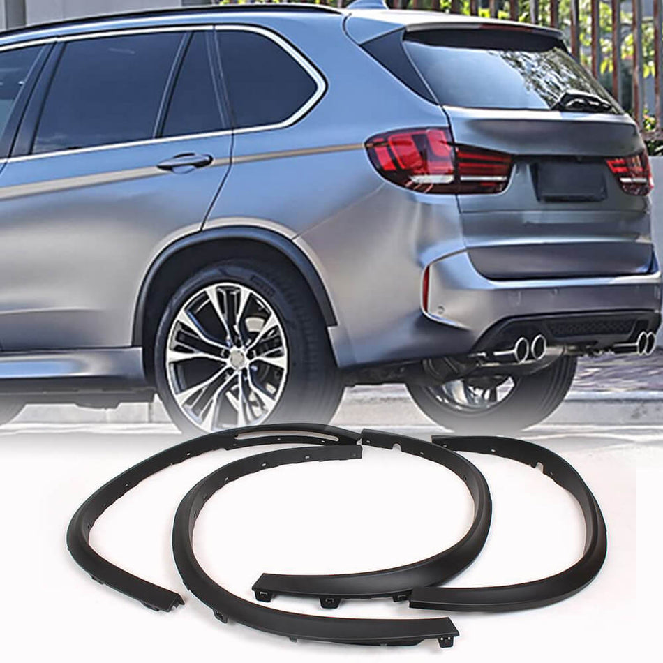 BMW X5 F15 SUV 2013-2018 ブラック ホイールアーチ フェンダーエクステリアアクセサリー