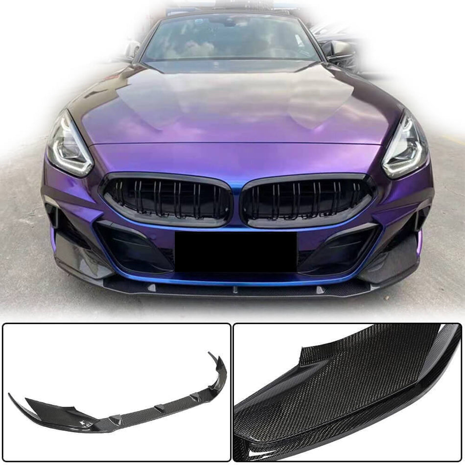 BMW Z4 G29 sDrive20i/30i M Sport M40i カーボン フロントバンパー リップ スポイラー スプリッター