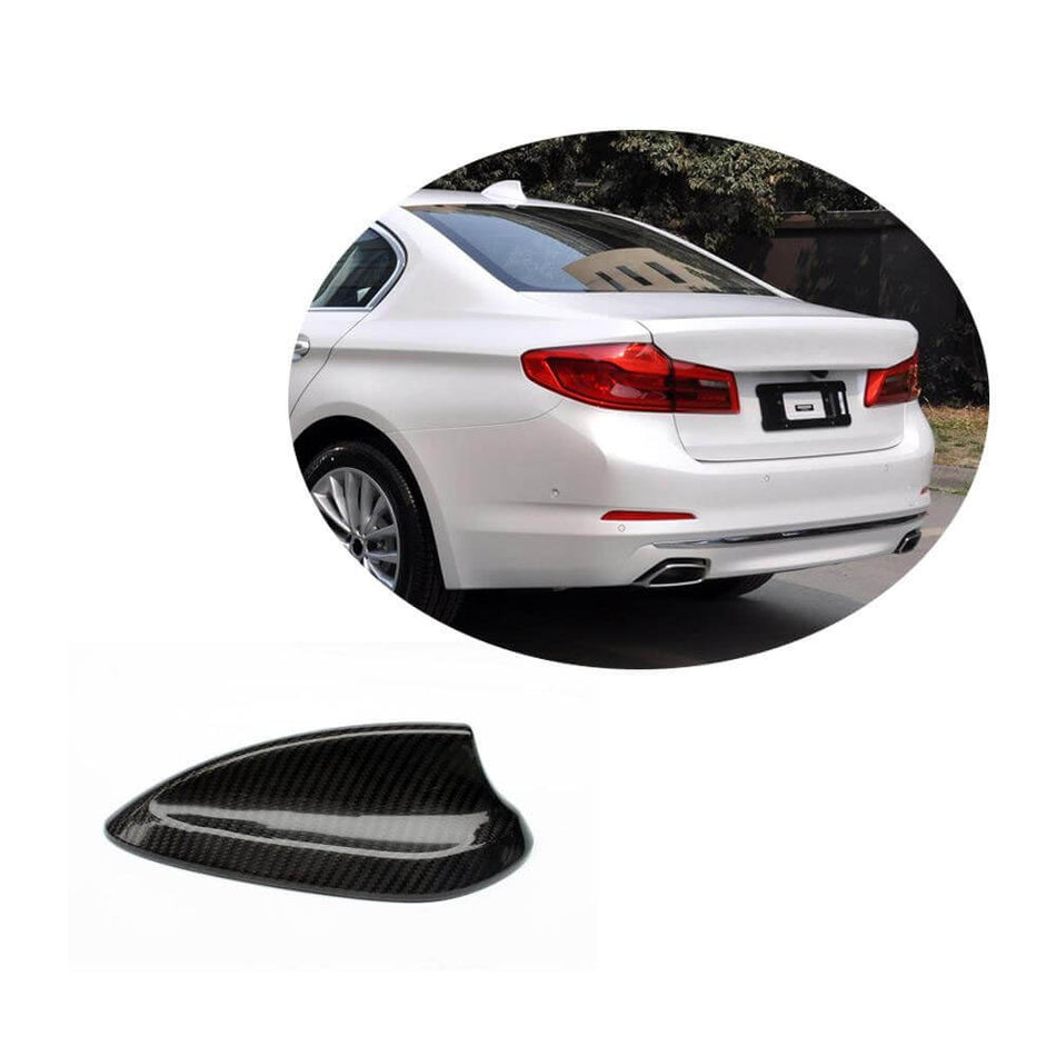 BMW 5シリーズ G30 G31 F90 M5 カーボン Car Antenna カバー Shark Fin Roof | 520i 530i 530e 540i M550i