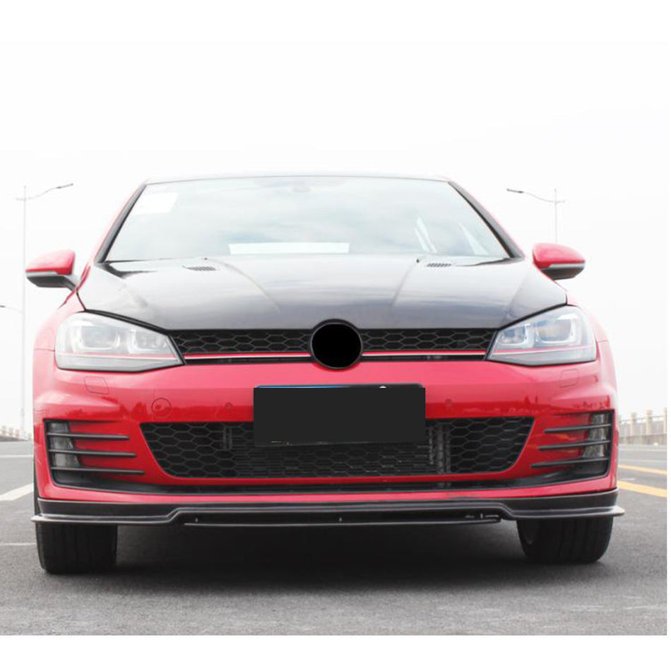 フォルクスワーゲン Golf 7 MK7 GTI カーボン フロントバンパー リップスポイラー ワイドボディキッド