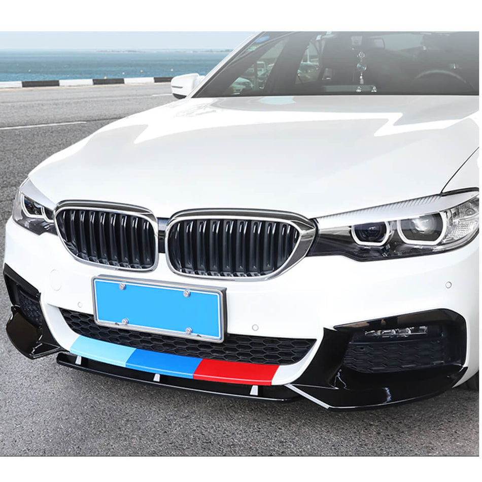 BMW 5シリーズ G30 G31 Pre-LCI カーボン フロントバンパー リップスポイラー エアロ ボディキット | 520i 530i 540i M Sport M550i
