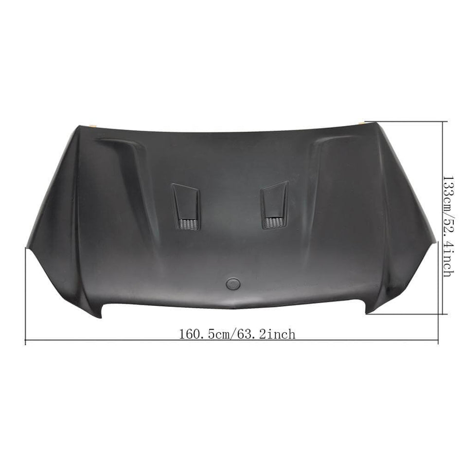 メルセデスベンツ C Class W204 C63 Sedan 4ドア 12-14 FRP ボンネット カバー