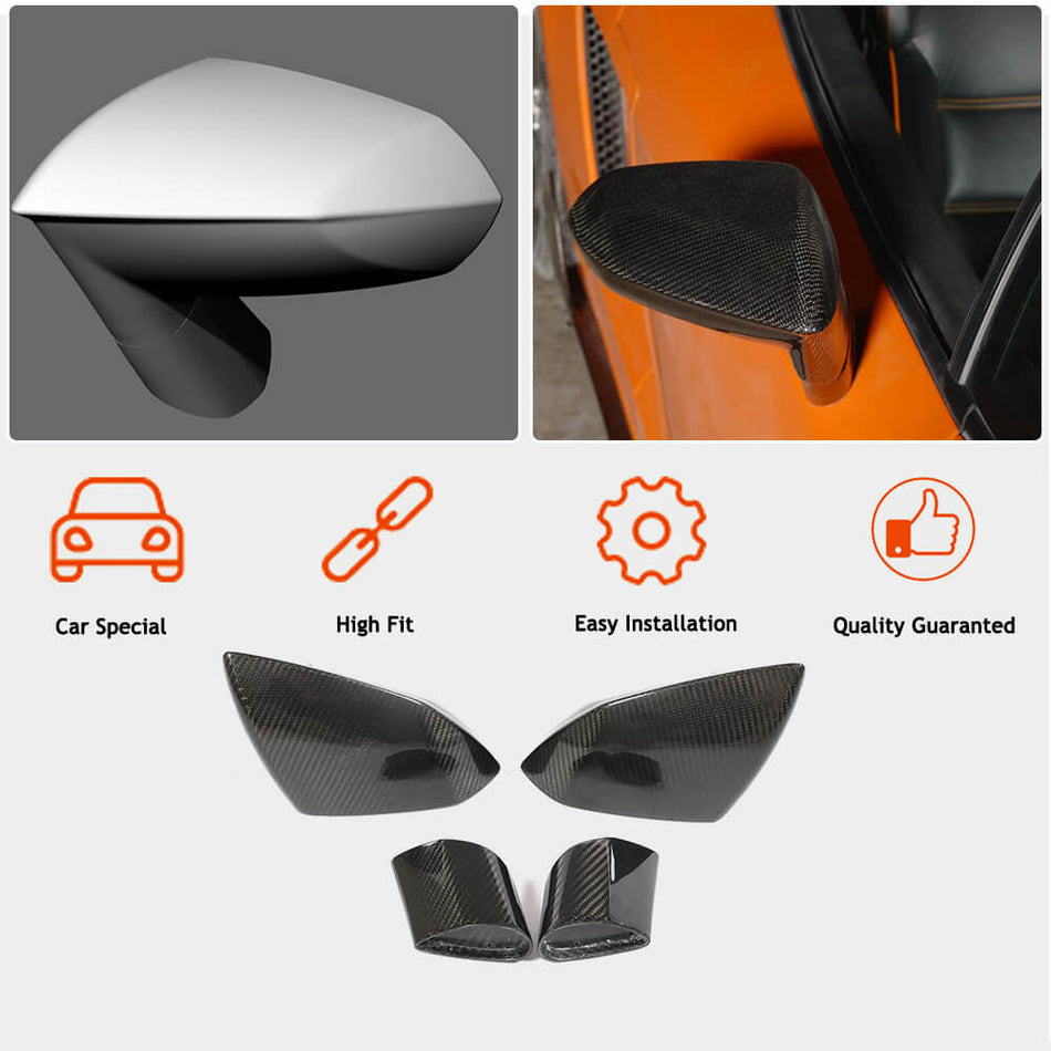 ランボルギーニ Gallardo 2009-2014 カーボン サイドミラーカバー