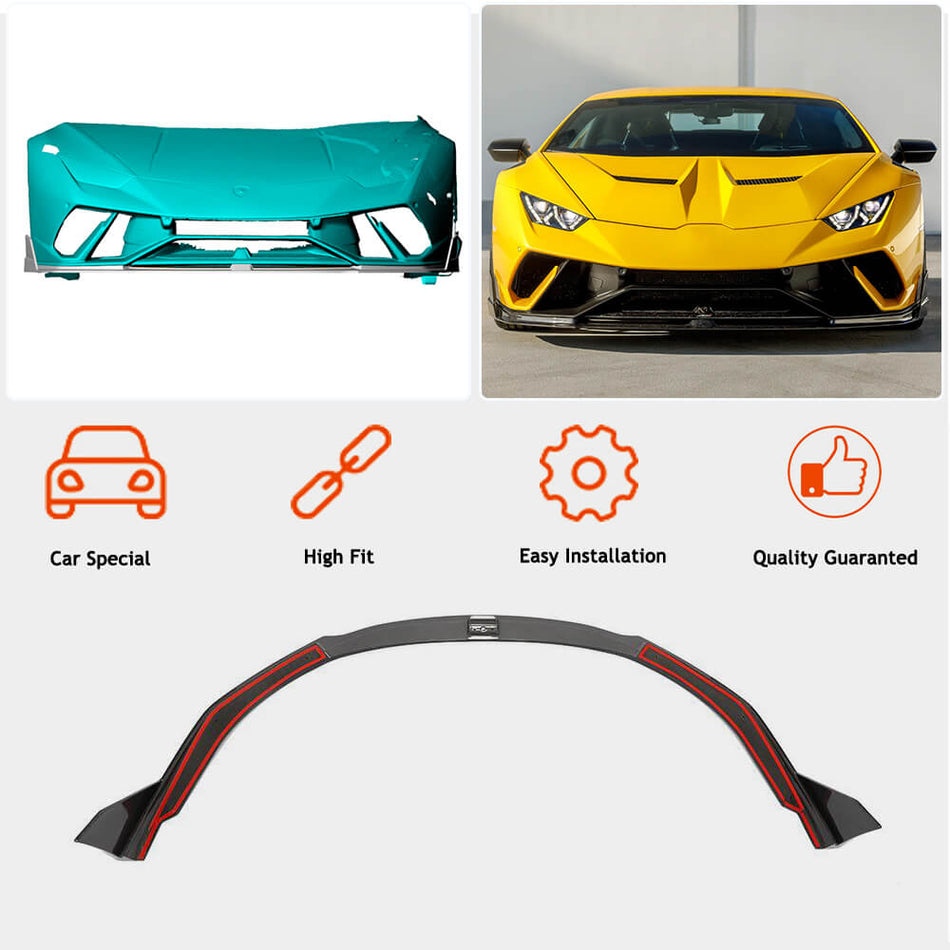 ランボルギーニ Huracan Performante 17-19 カーボン フロントバンパー リップ スポイラー