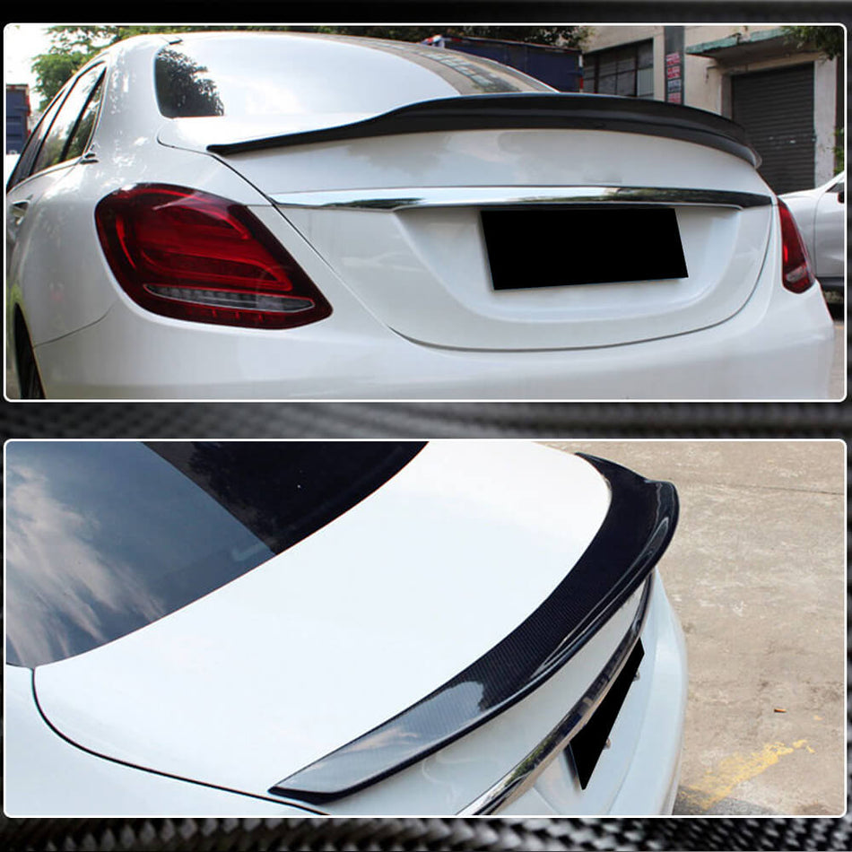 メルセデスベンツ C Class W204 C200 C300 C63 Sedan カーボン リア トランク スポイラー ウィングリップ