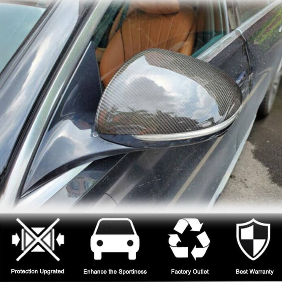 メルセデスベンツ W206 C206 A206 ドライカーボン サイドミラー カバー カップ LHD | C180 C200 C300