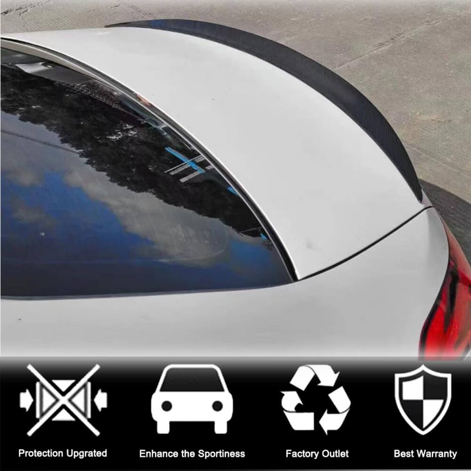 メルセデスベンツ W206 C180 C200 C300 C43 AMG Sedan カーボン リア トランク スポイラー ウィングリップ