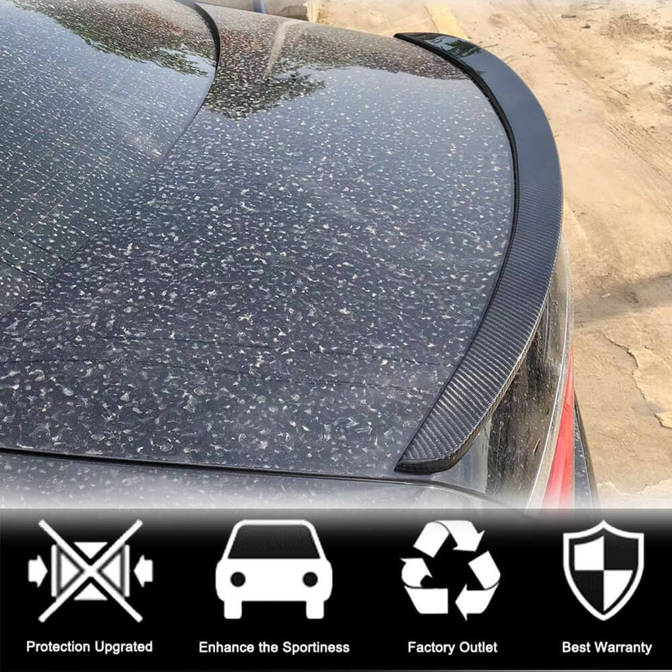 メルセデスベンツ W223 Sedan カーボン リア トランク スポイラー ウィングリップ | S450 S500 S580 S680