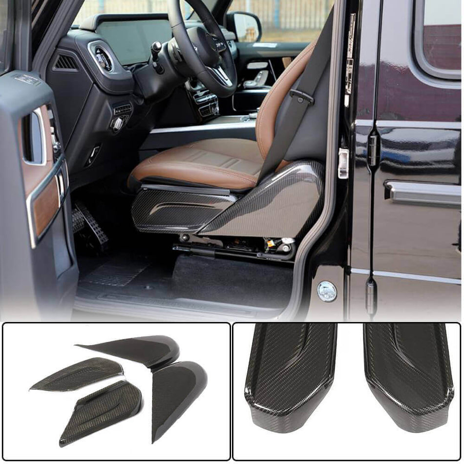 メルセデスベンツ G Class W463 2019UP ドライカーボン Seat カバー トリム エクステリアアクセサリー | G500 G550 G63 AMG G350d G400d