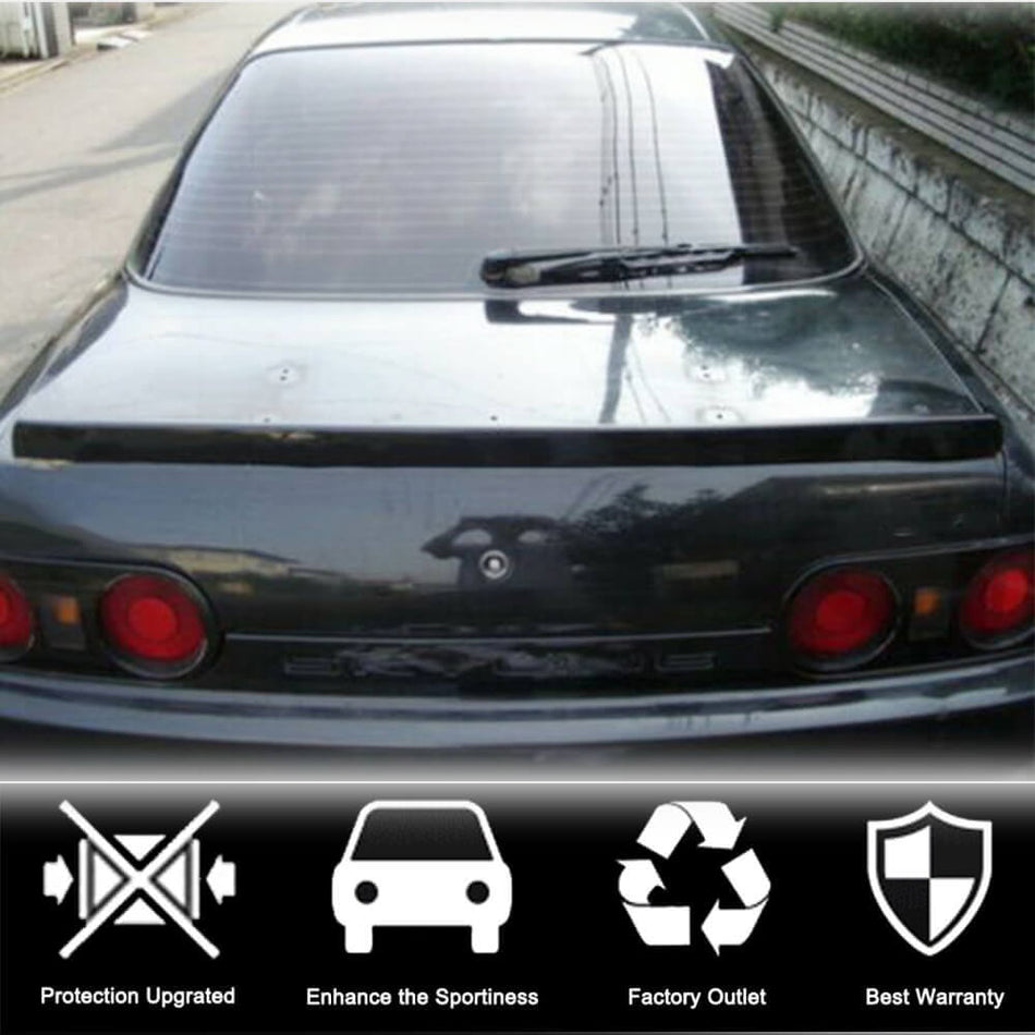 ニッサン R32 Skyline Nismo 1989-1994 カーボン リア トランク スポイラー ウィングリップ