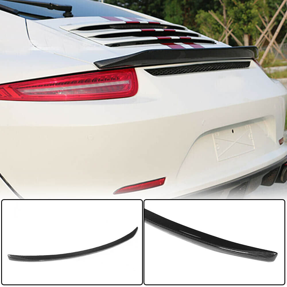 台車 ポルシェ 911 (991) 991.2 カーボン リア スポイラー トランク ウィン