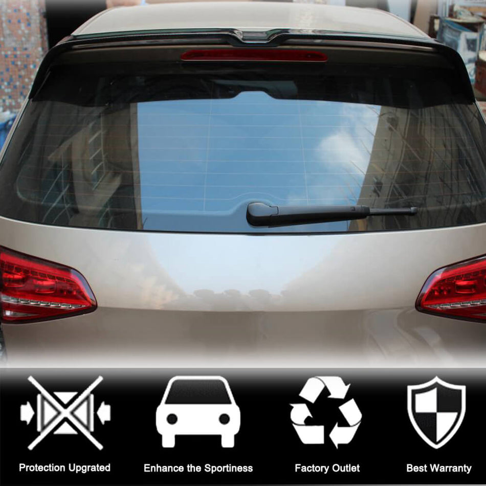 フォルクスワーゲン Golf 7 7.5 MK7 MK7.5 Standard R-Line カーボン リア ルーフスポイラー ウィンドウウィングリップ