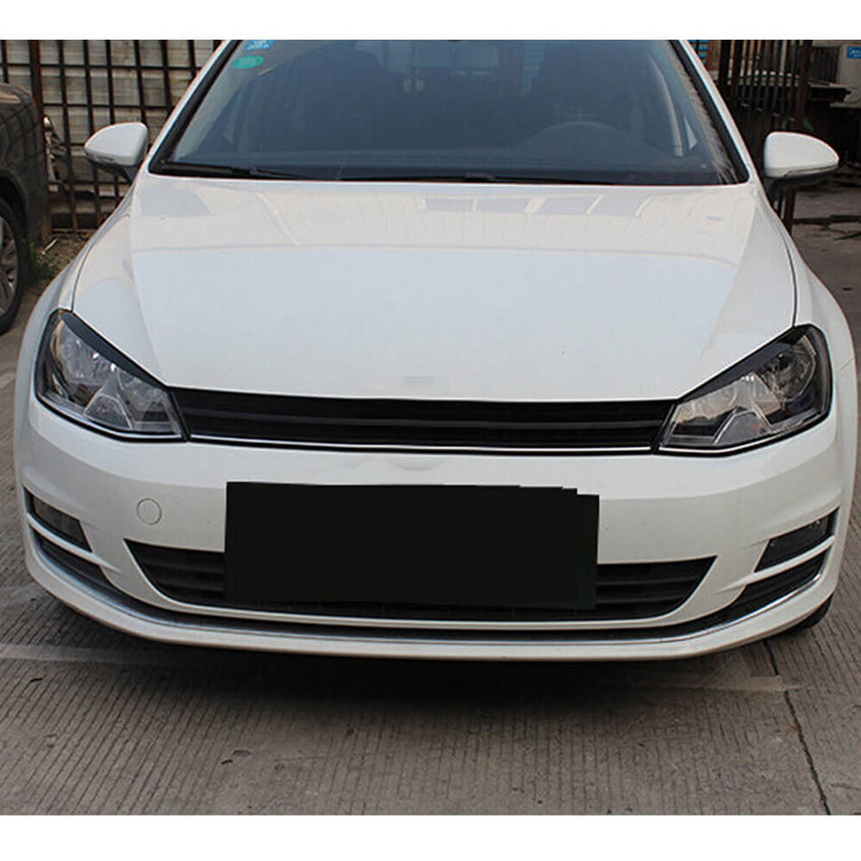 フォルクスワーゲン Golf MK7 ブラック フロント Headlight Eyebrows Lamp Eyelids